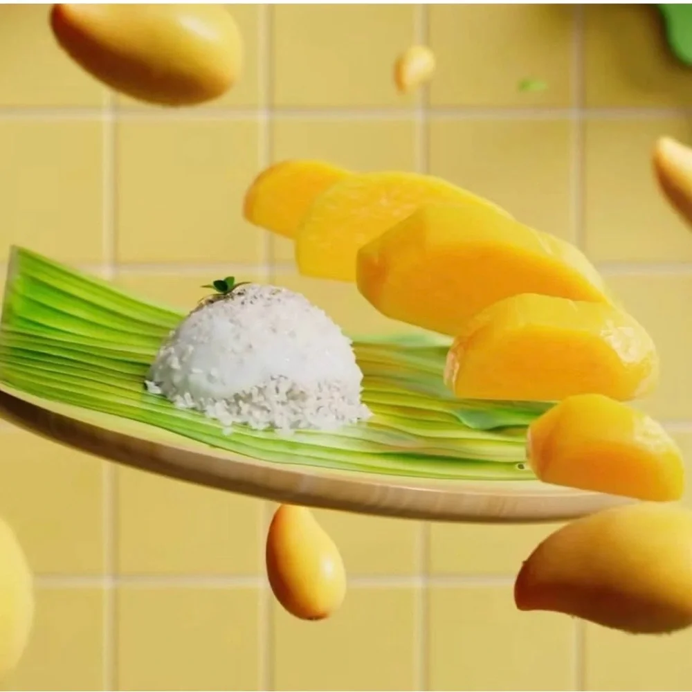 Popmart Mega Space Molly Mango Sticky Rice 400% Thailand Release Only Authentic - Picture 3 of 4